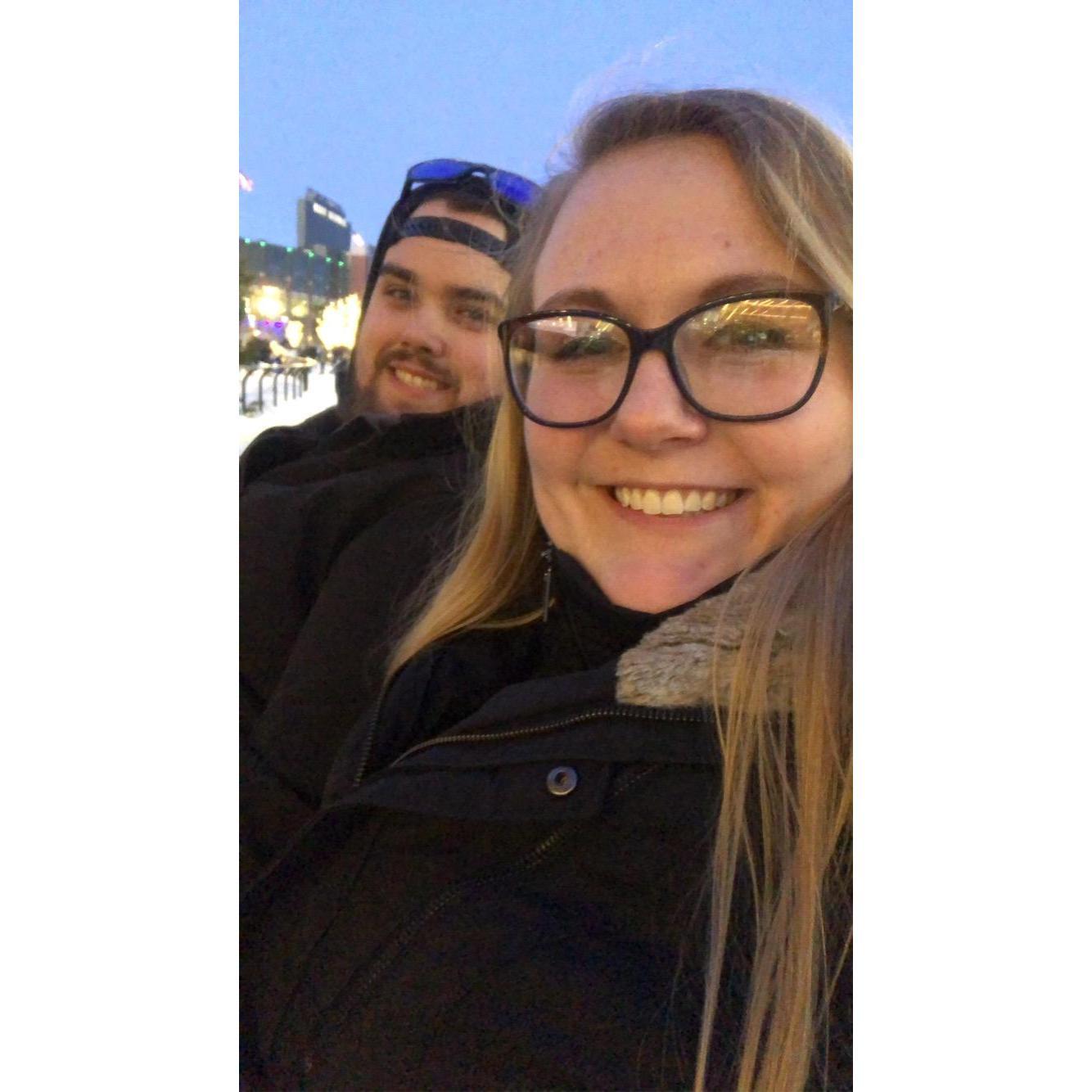 Our first Ice Skating date