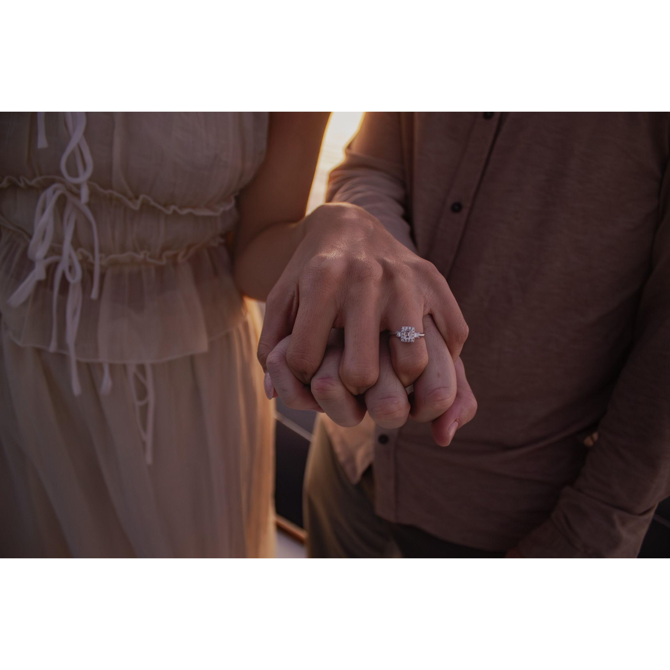 We Googled the most common way to hold hands, apparently this is it