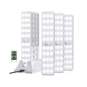 6 pc LED Closet Light with Charging Station White