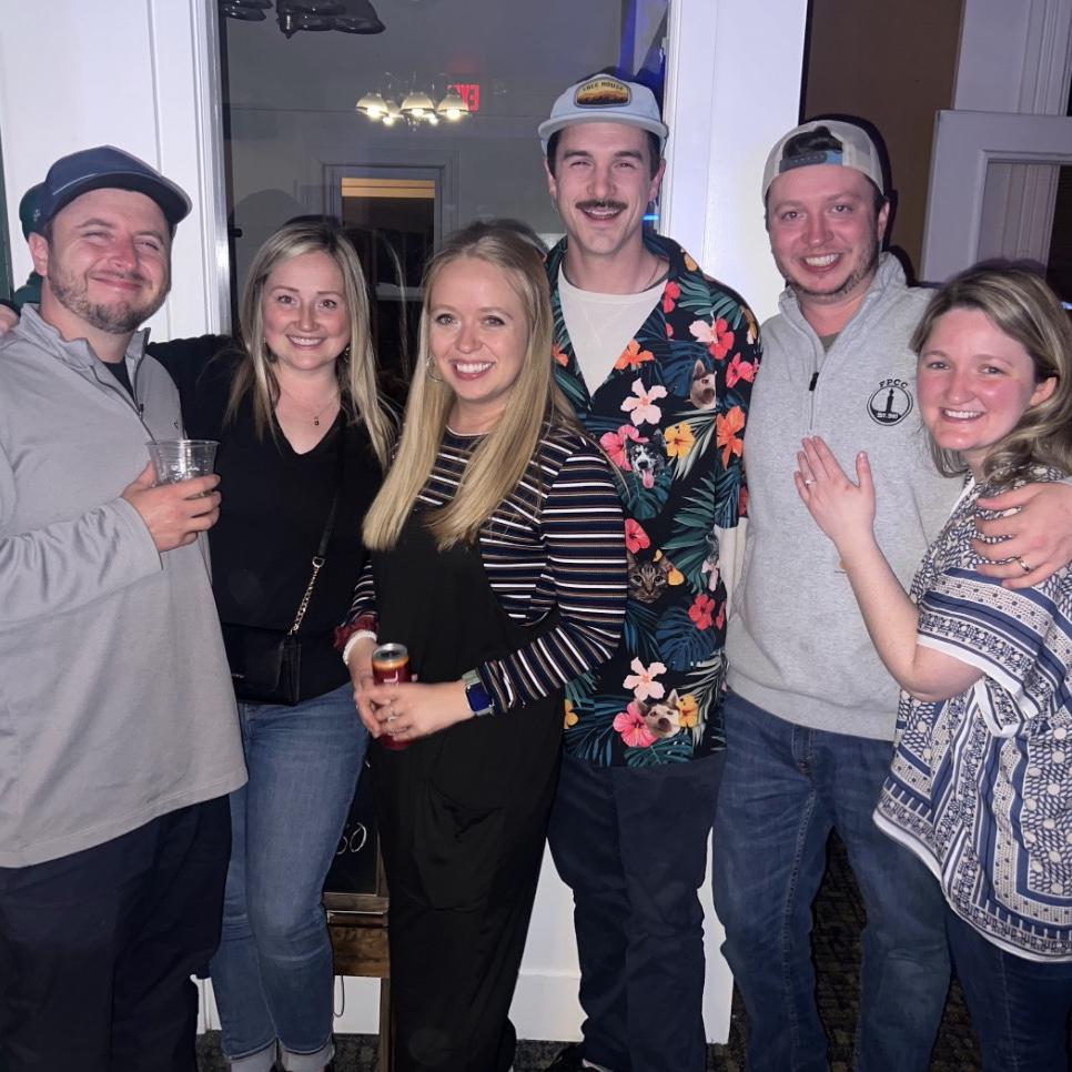 Staffin family (tough looks as this was well after the start of Nick’s surprise 30th 😂)