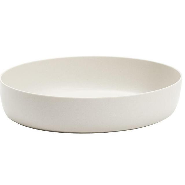 Mason Modern Melamine Serve Bowl - Ivory