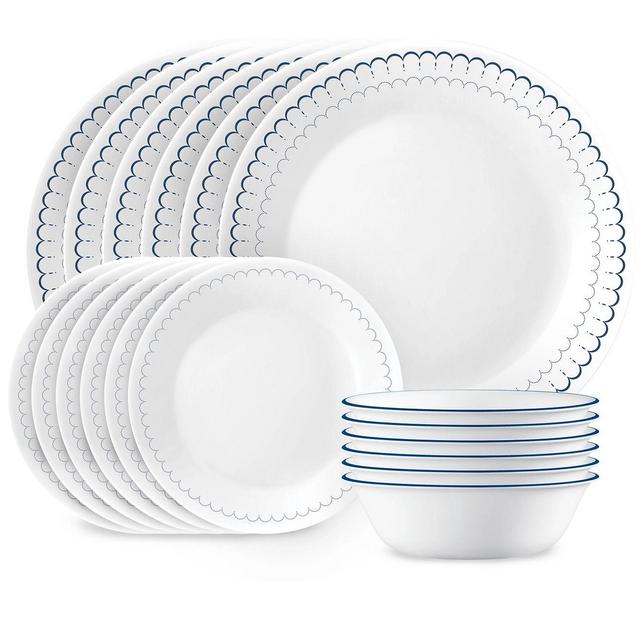 Corelle® Caspian Lace 18-piece Dinnerware Set, Service for 6