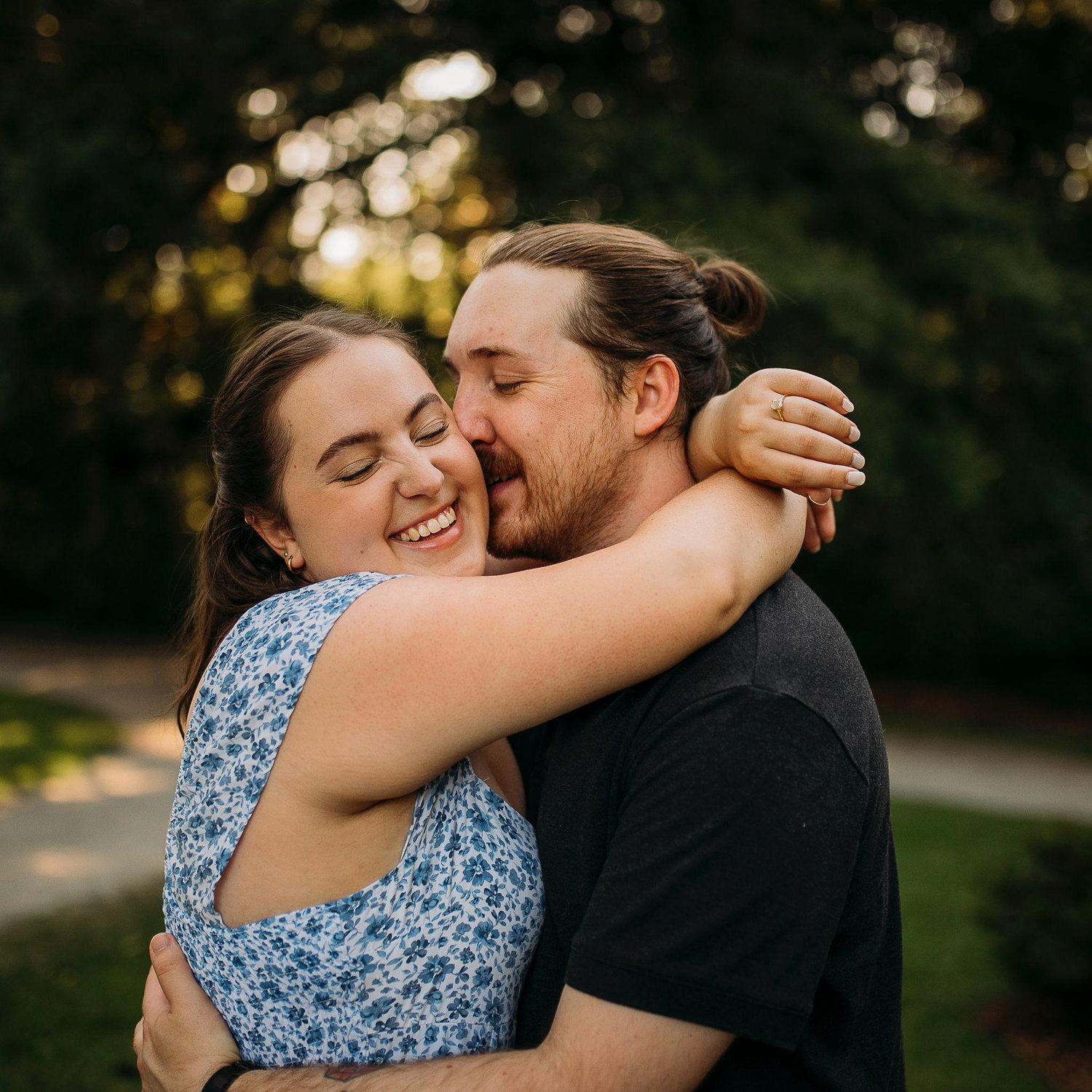 Our engagement shoot in the Washington Park Arboretum