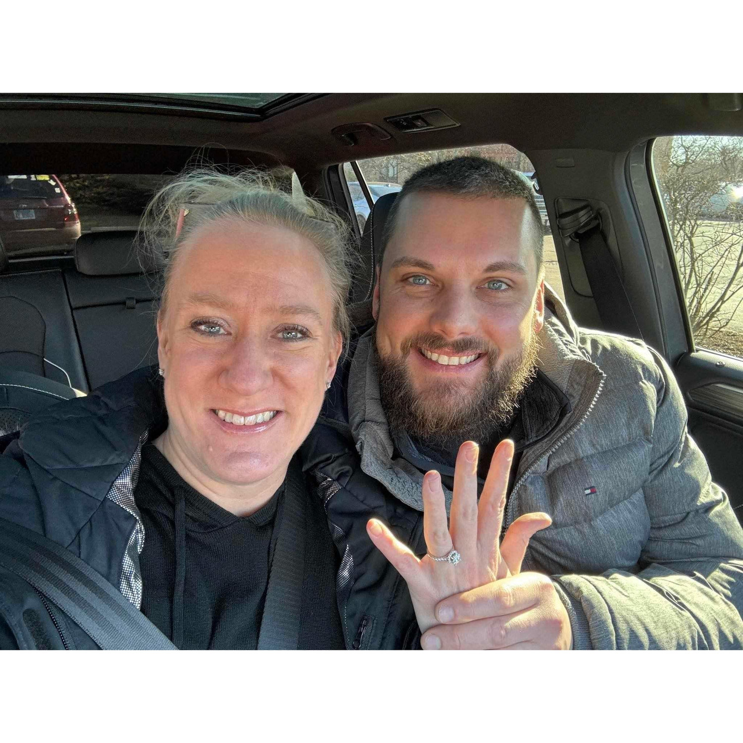 The first official day as an engaged couple!