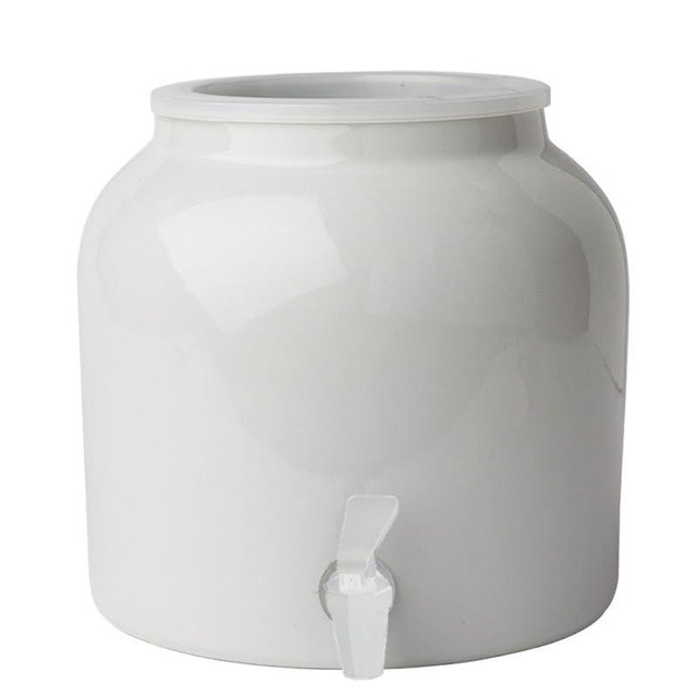 New Wave Enviro Porcelain Water Dispenser, Classic White