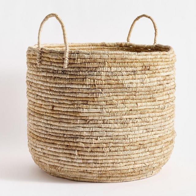 Coil Tote Basket, Large - Natural