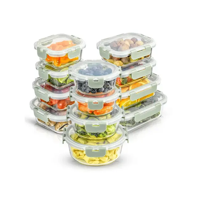 12 Glass Storage Containers