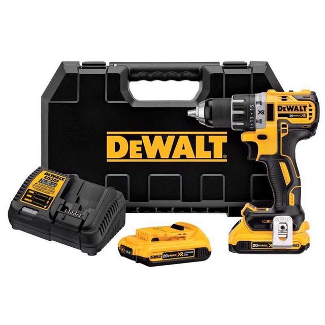 DeWalt 20V MAX 20 V 1/2 in. Brushless Cordless Compact Drill Kit (Battery & Charger)
