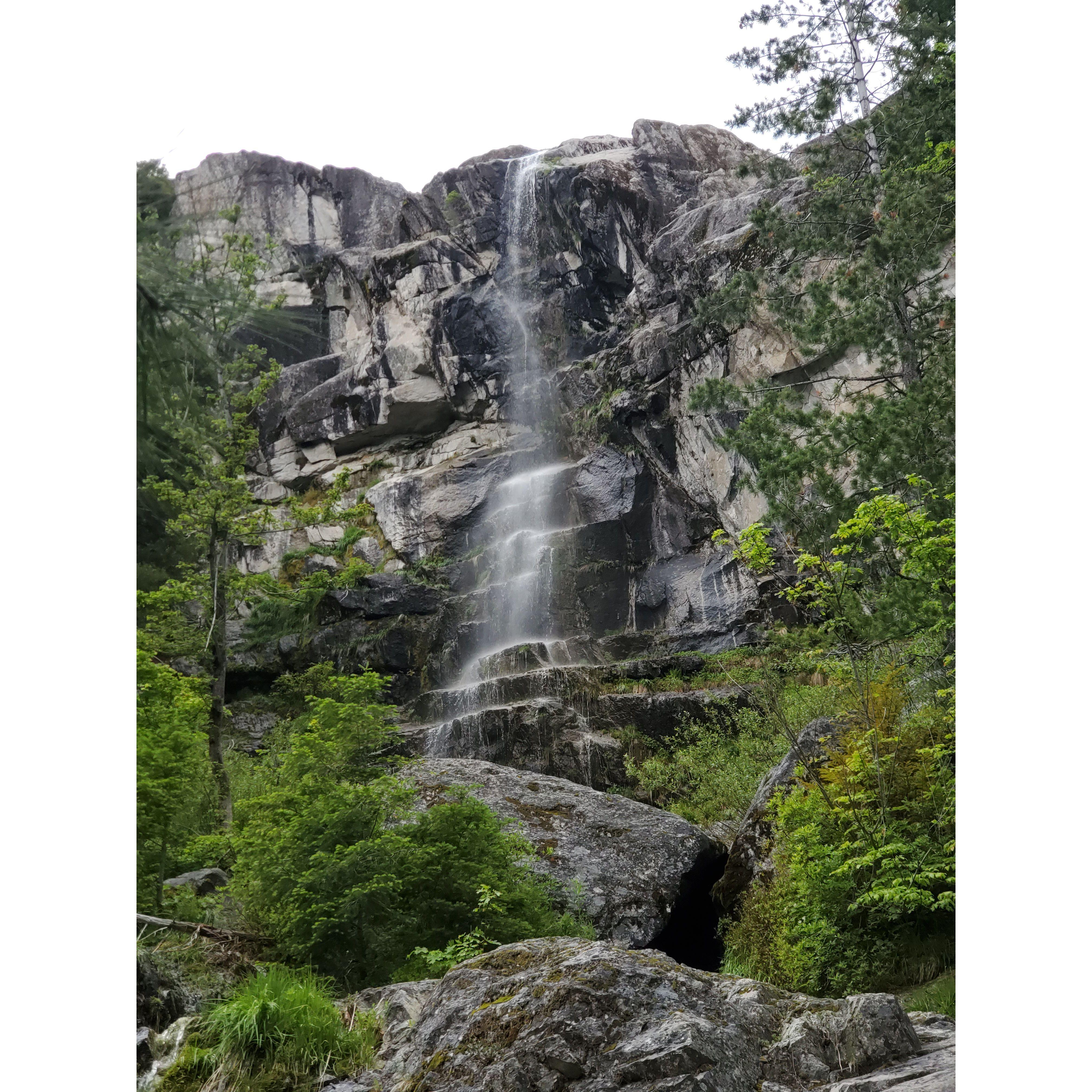 Burstarse Falls, a 20 minute walk from our front door.