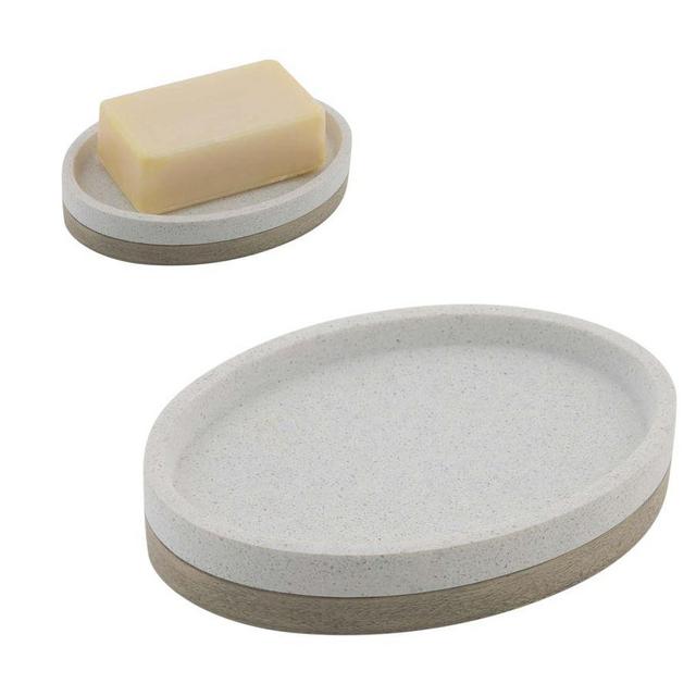 Ivory Meier Resin Soap Dish