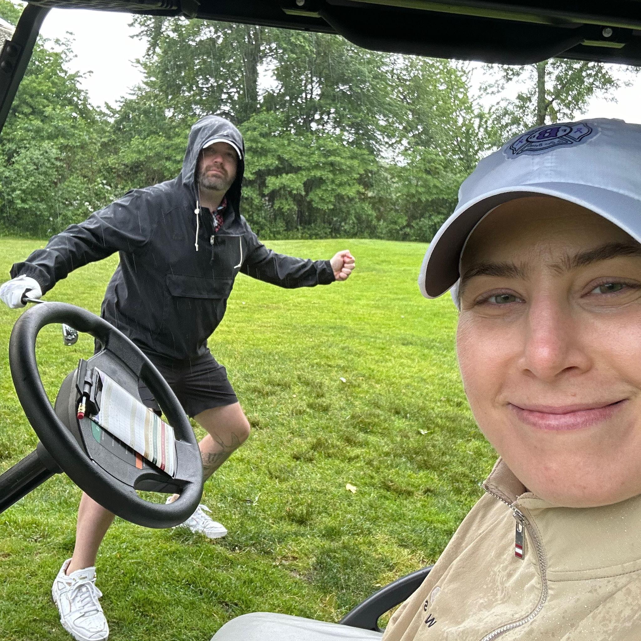 Another rainy golf day...