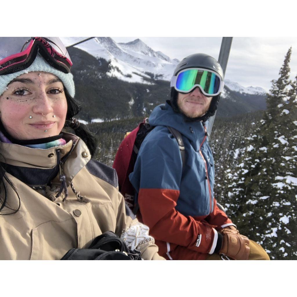 Snowboarding at Copper Mountain February 2020.