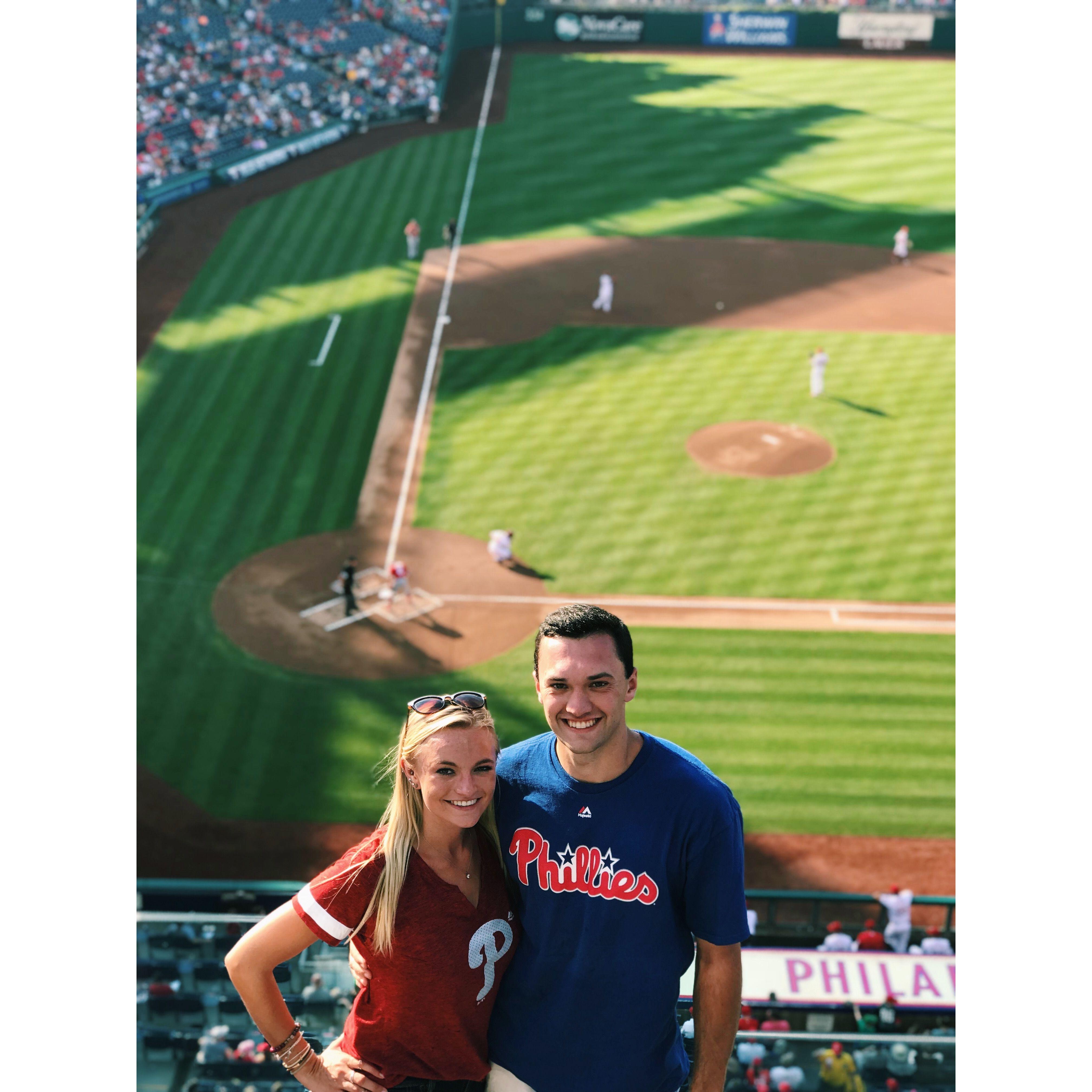First Phillies game!