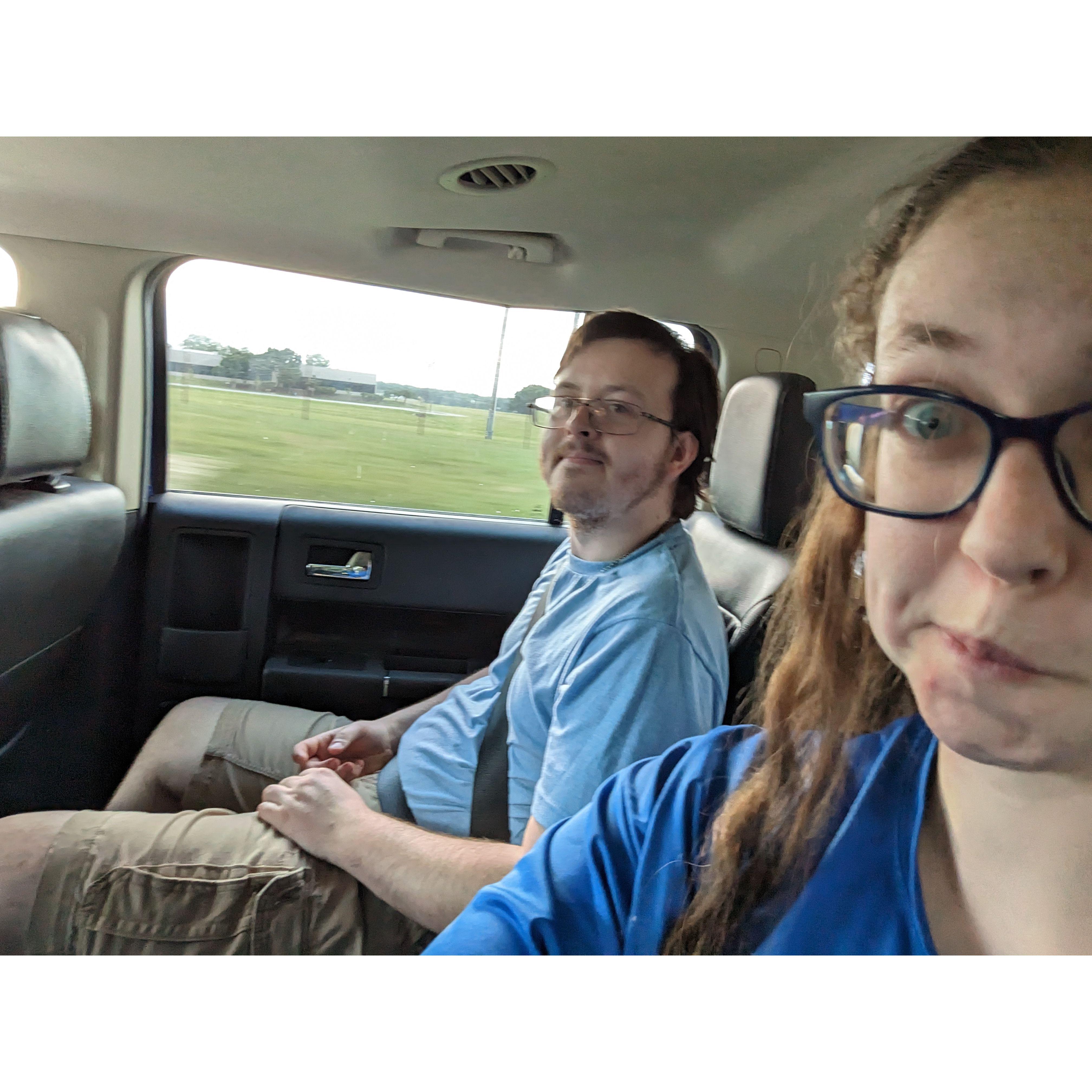 Car trips with the Lisenbee's