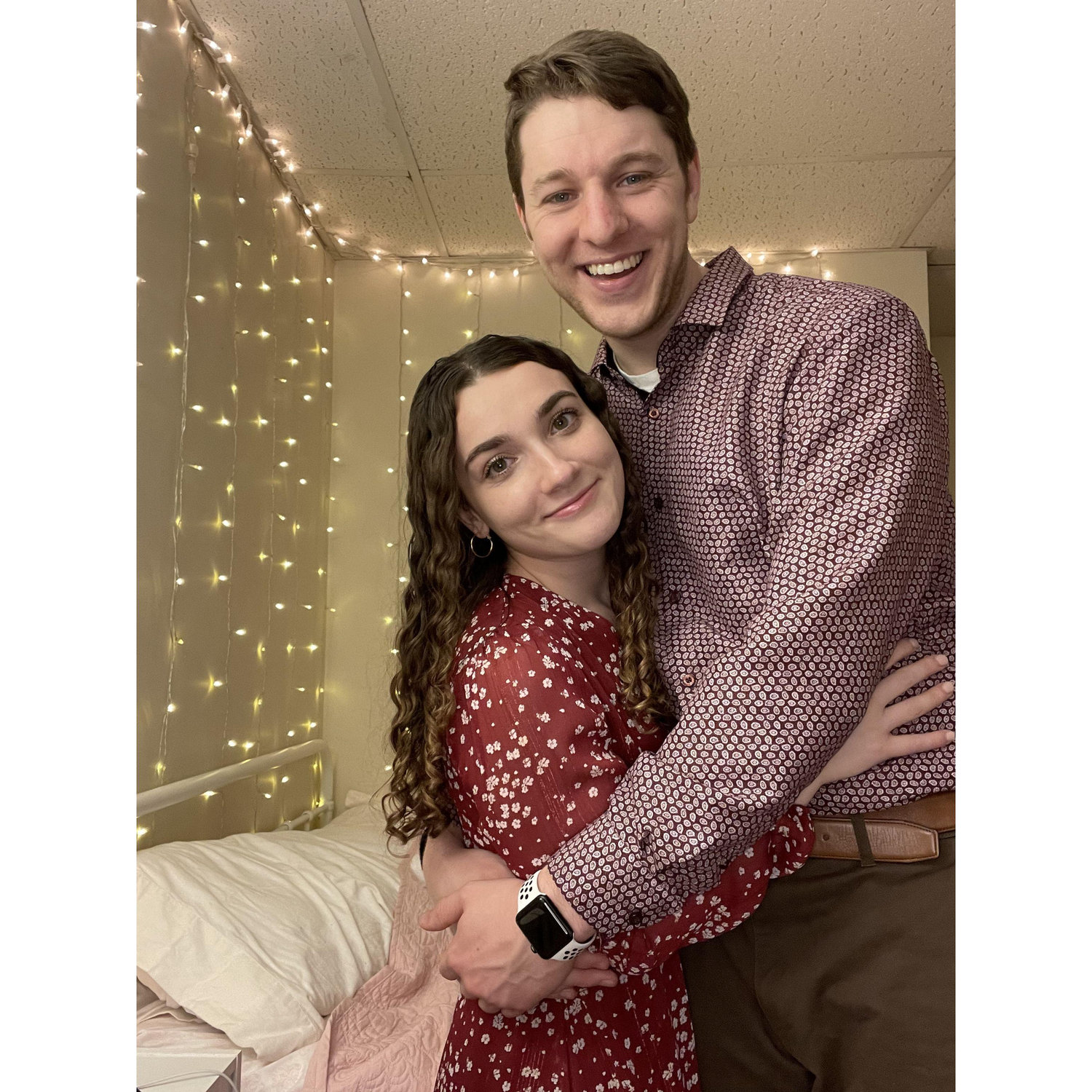 Our first time celebrating Valentine's Day together (February 20, 2021)