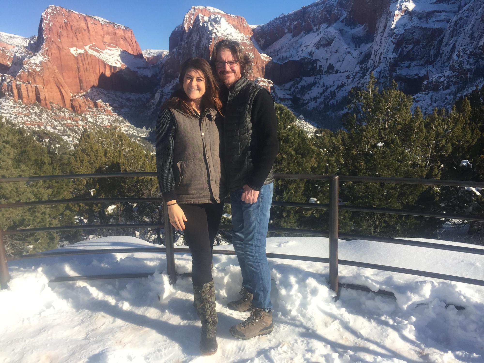 Visiting my family in Utah at Snow Canyon State Park December 2016
