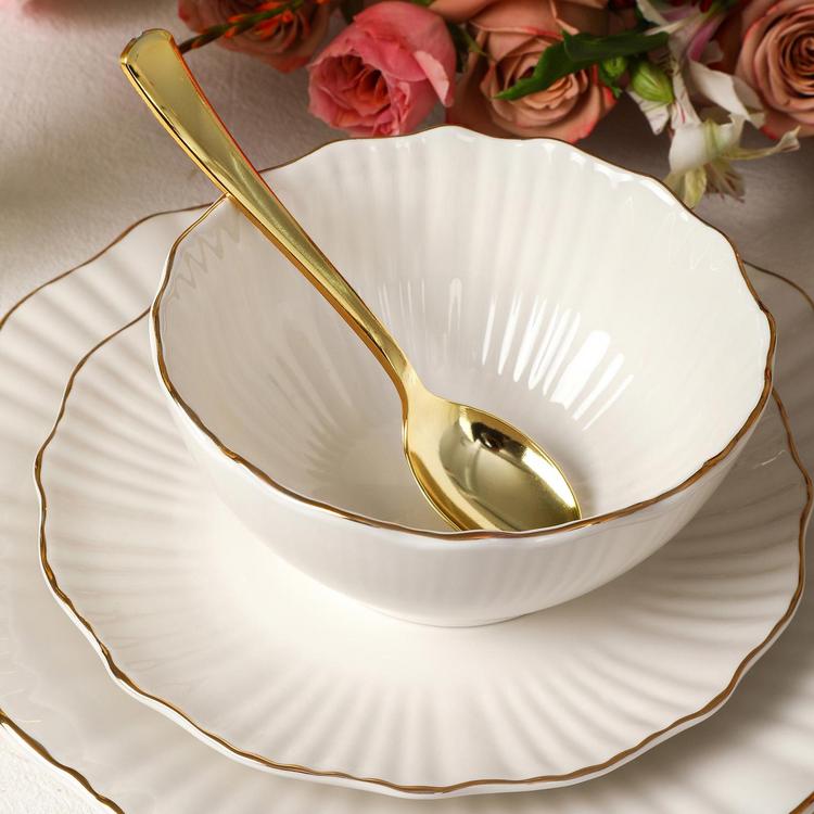 Stone Lain, Christian Siriano Zinnia 24-Piece Dinnerware Set