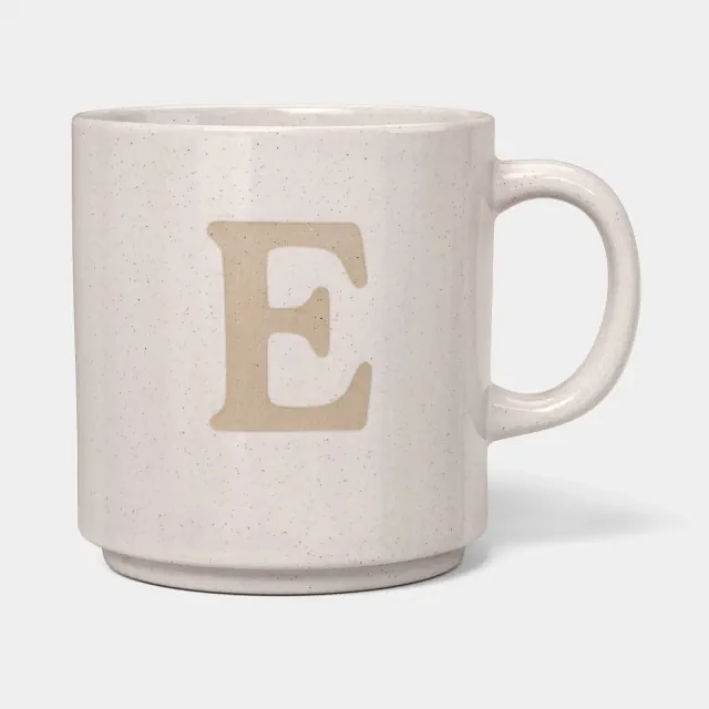 16 fl oz Monogram E Mug