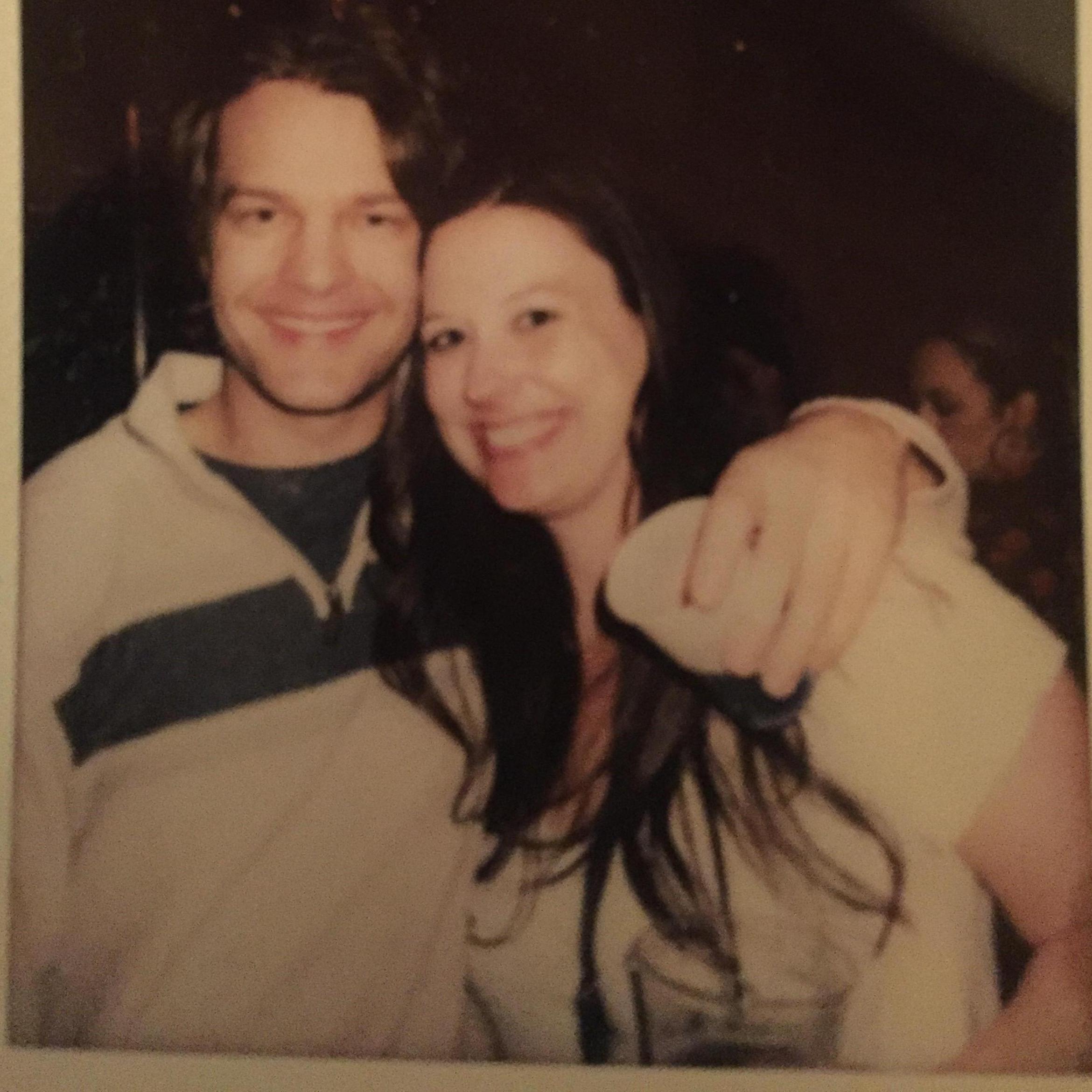This was a polaroid taken on our second date, which actually lasted about 36 hours.