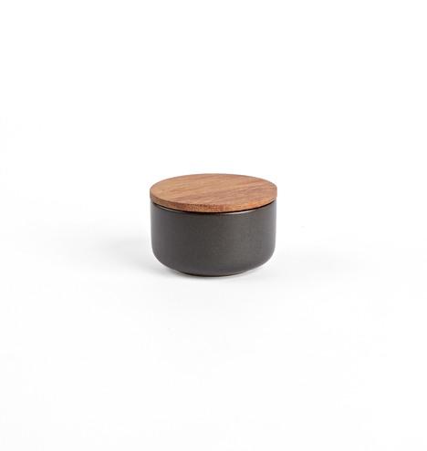 Canister with Wood LidItem Small