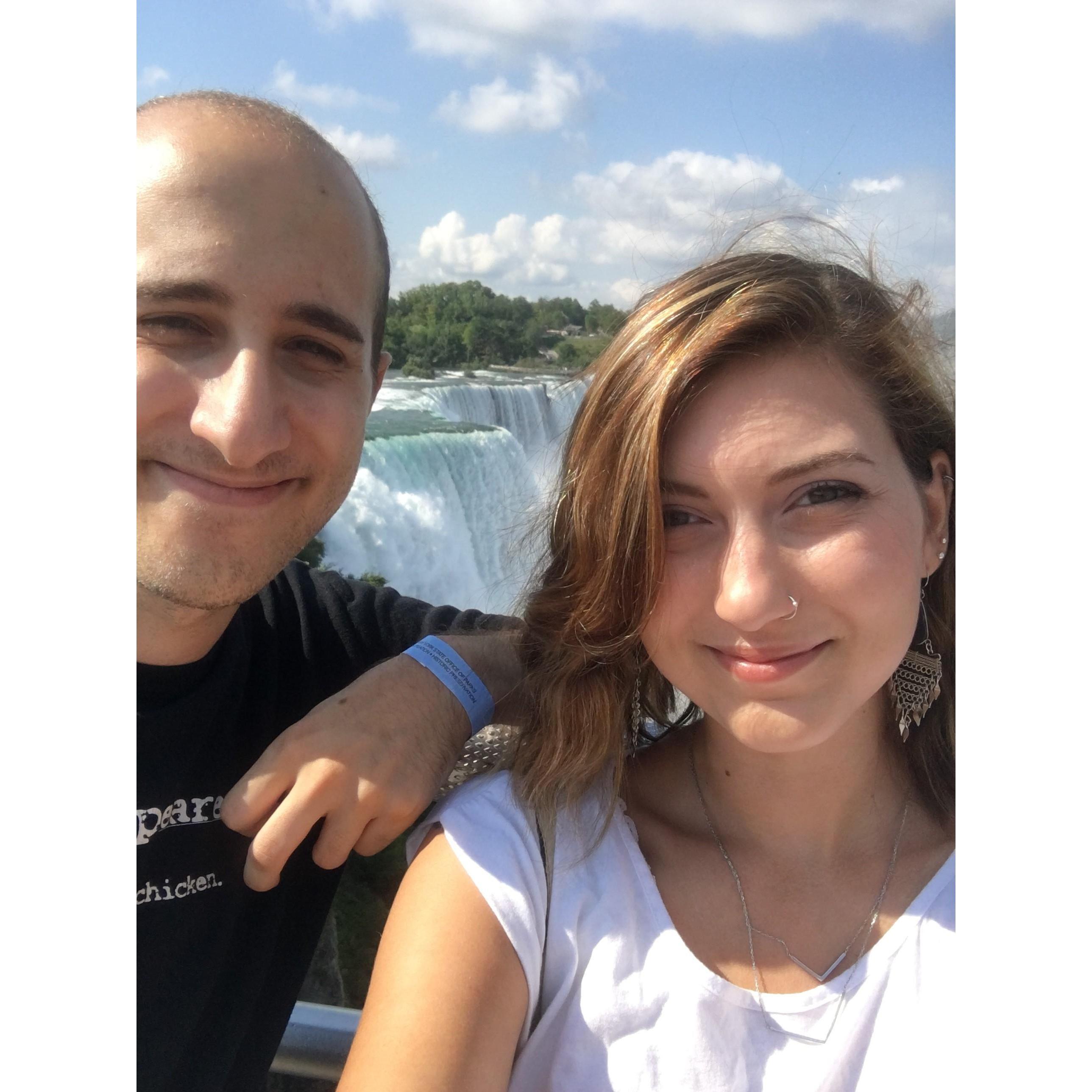 2016- We took our first international roadtrip to Canada right before moving in together to see Niagra Falls and Canada's Wonderland