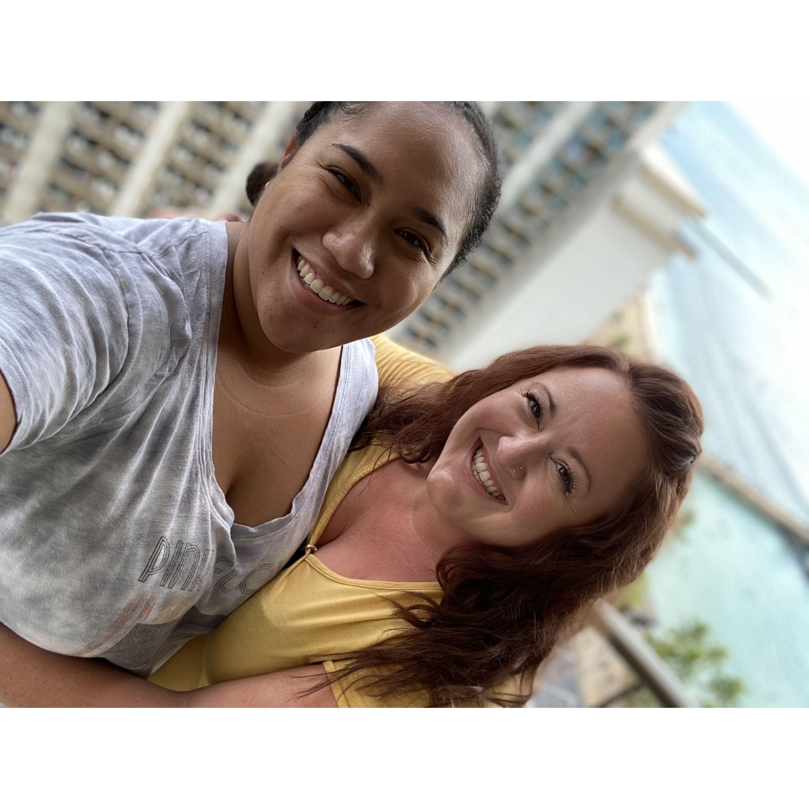Our first Valentine's Day on Oahu