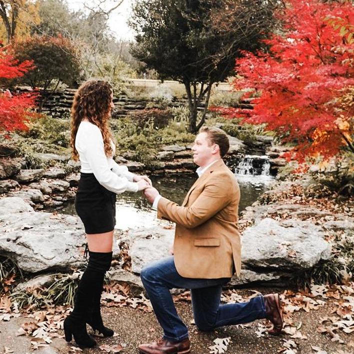 When Landon popped the question!