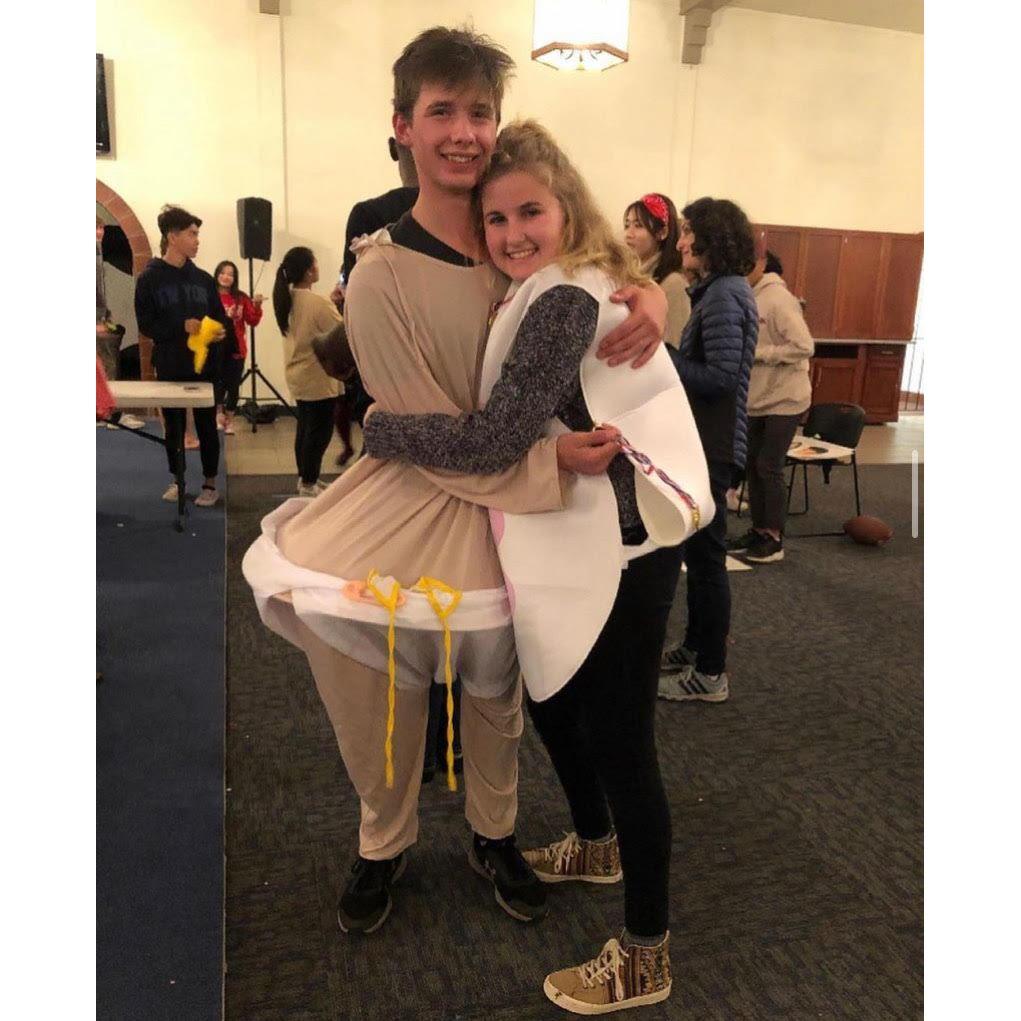 Snapped this photo after we won the couples contest! We had only been dating a month!
