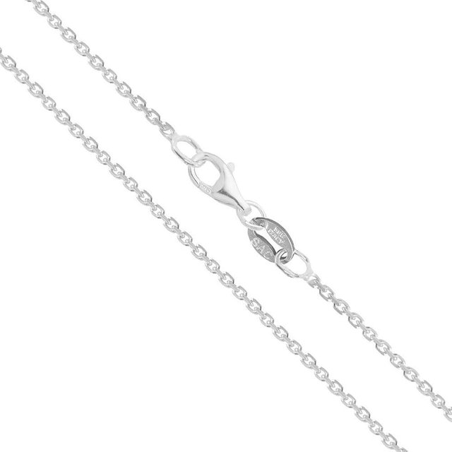 CHOOSE YOUR CLASP Sterling Silver 1.2mm Cable Chain Necklace