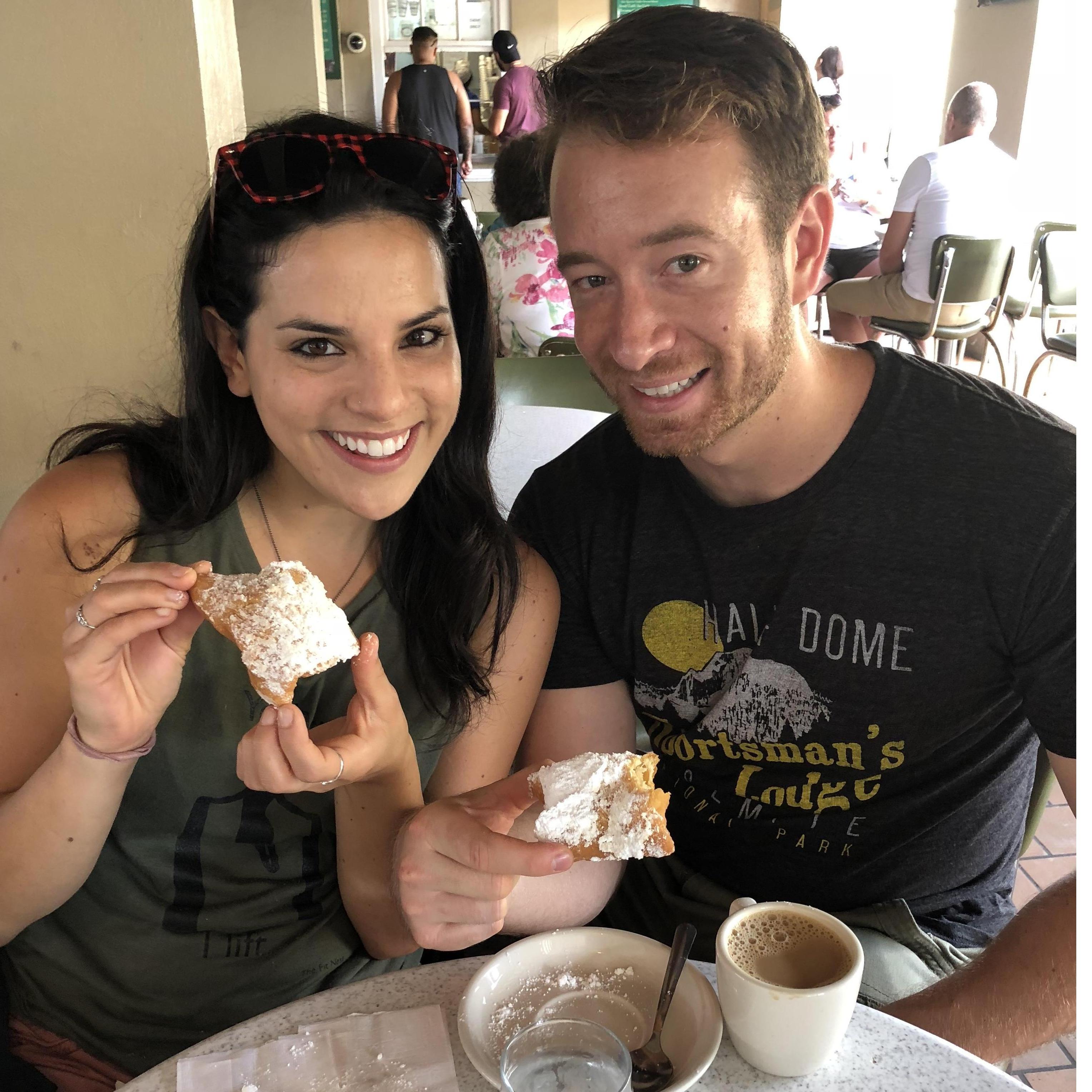 New Orleans - where we listened to jazz and ate delicious beignets