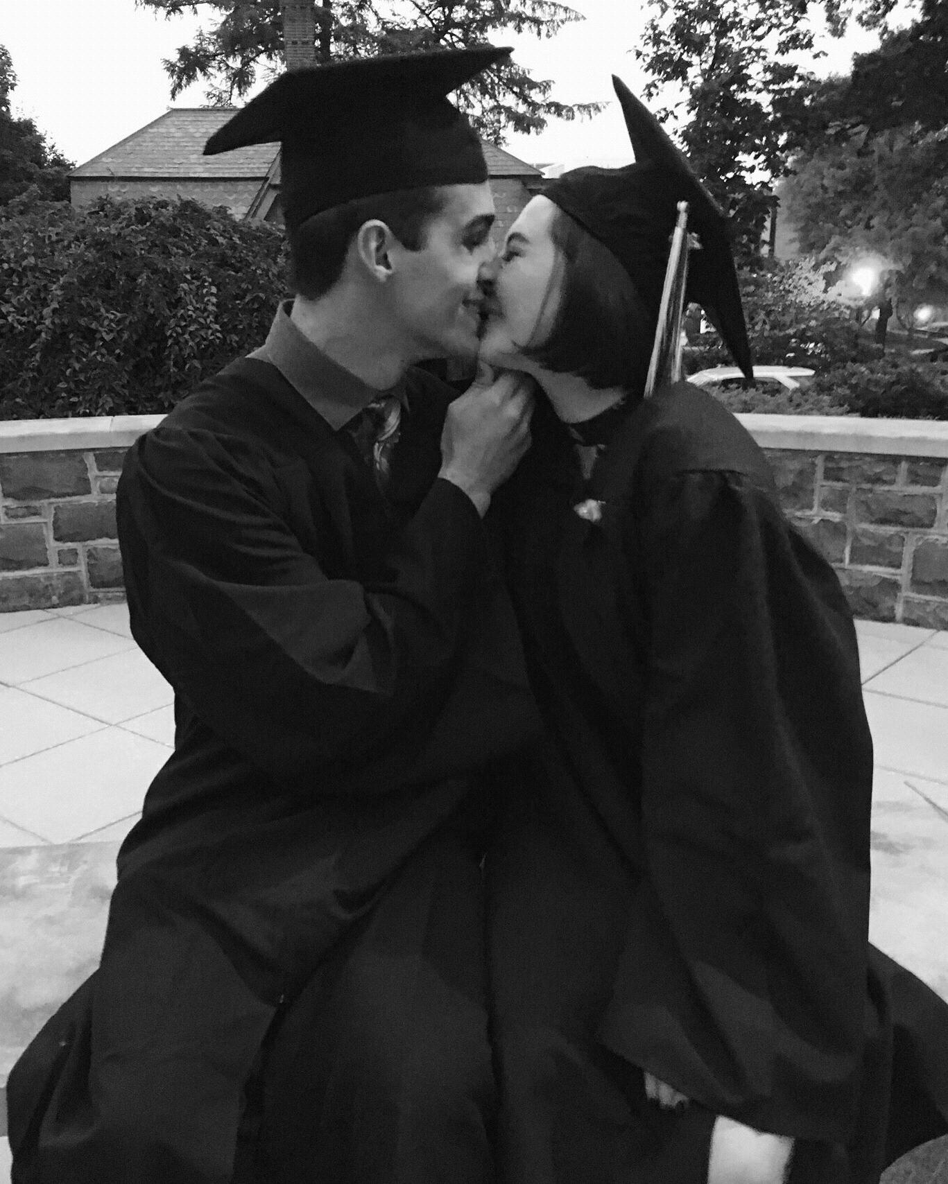 A photo of us together from the day that we graduated high school! (2016)
