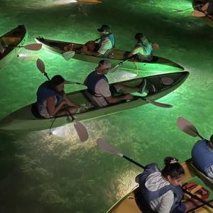 Glass bottom kayaking