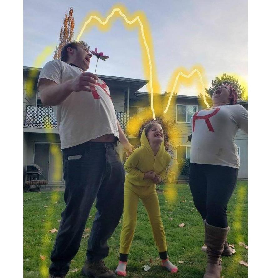 Our best family Halloween costume, October 2019
