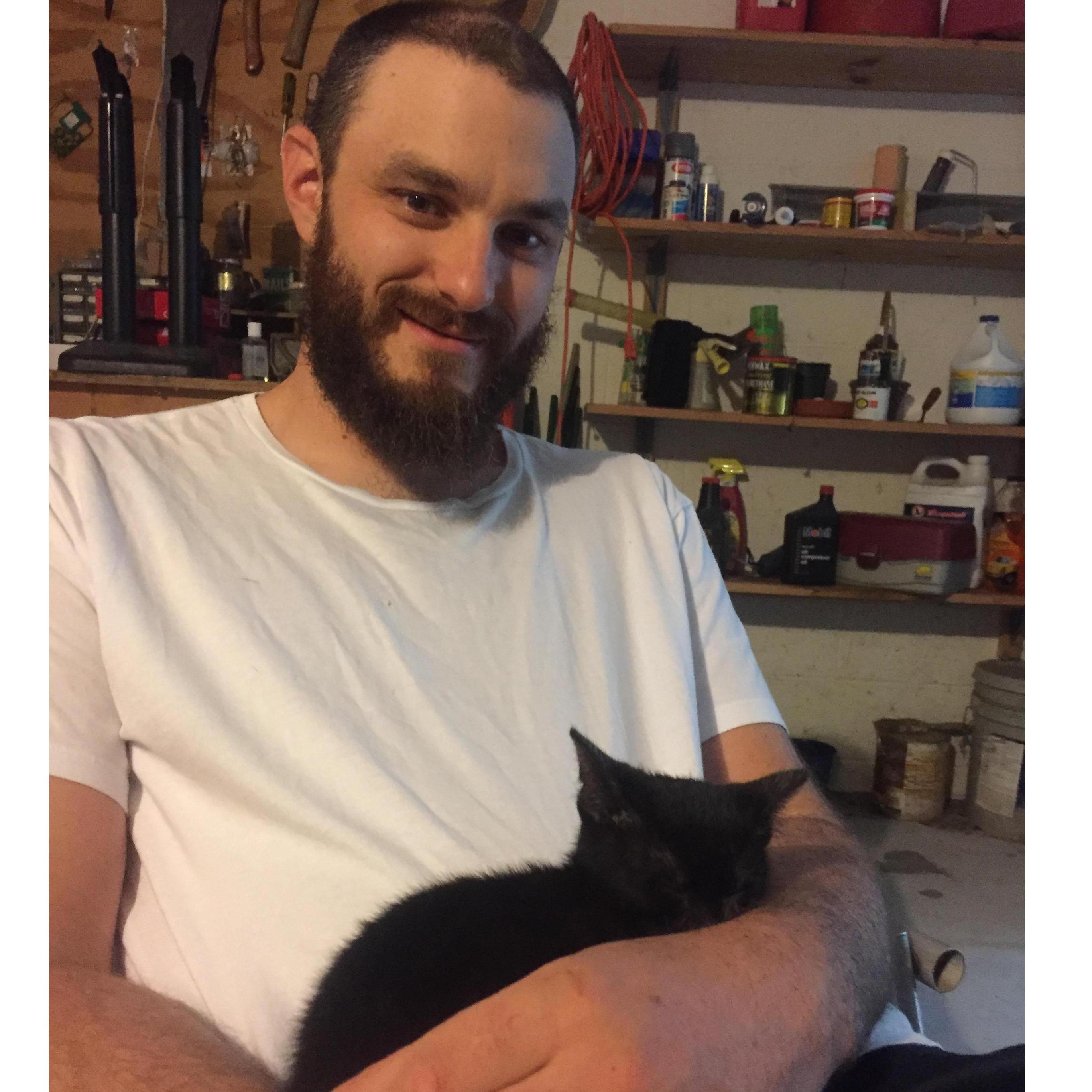 Sam with Merlin