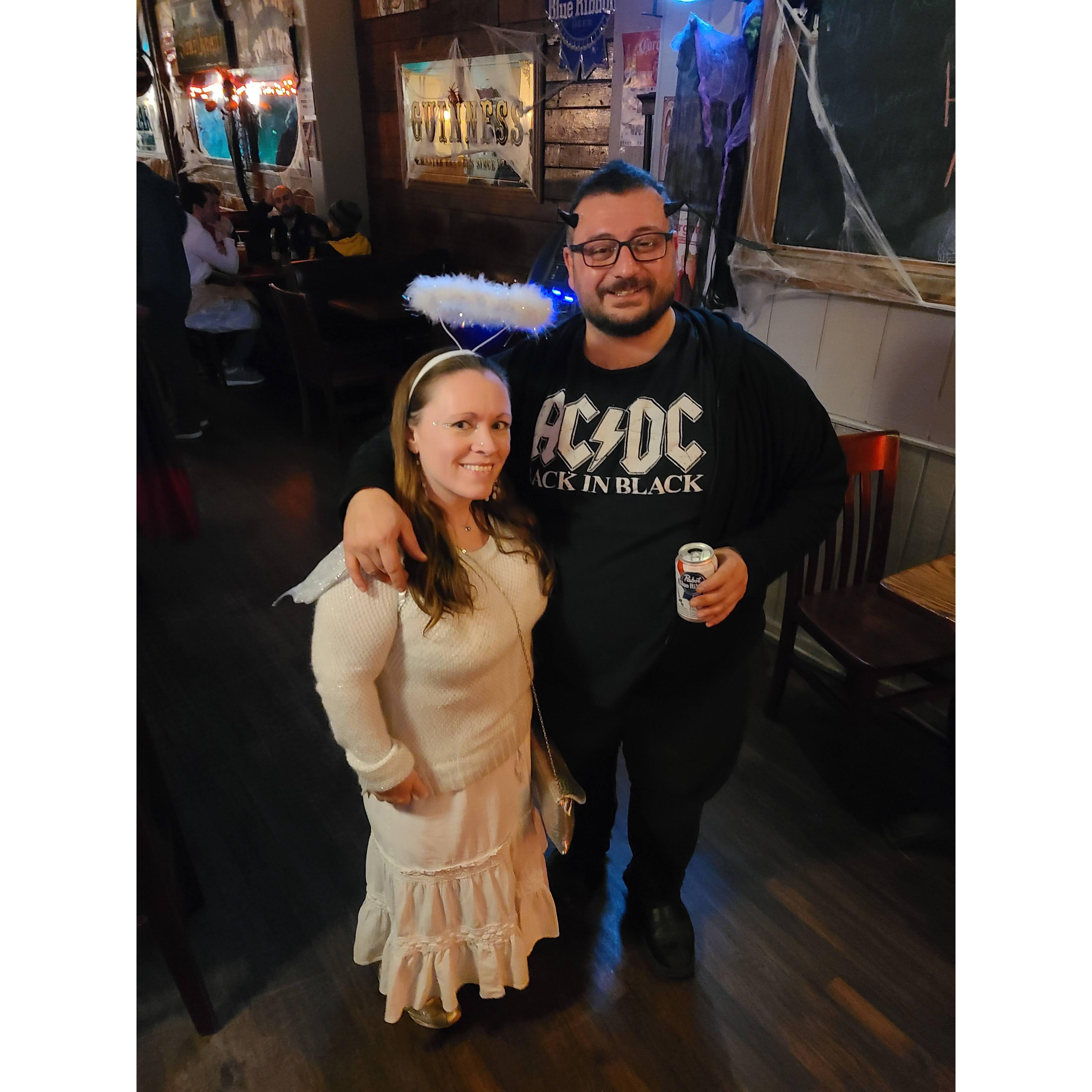 Our first Halloween together.