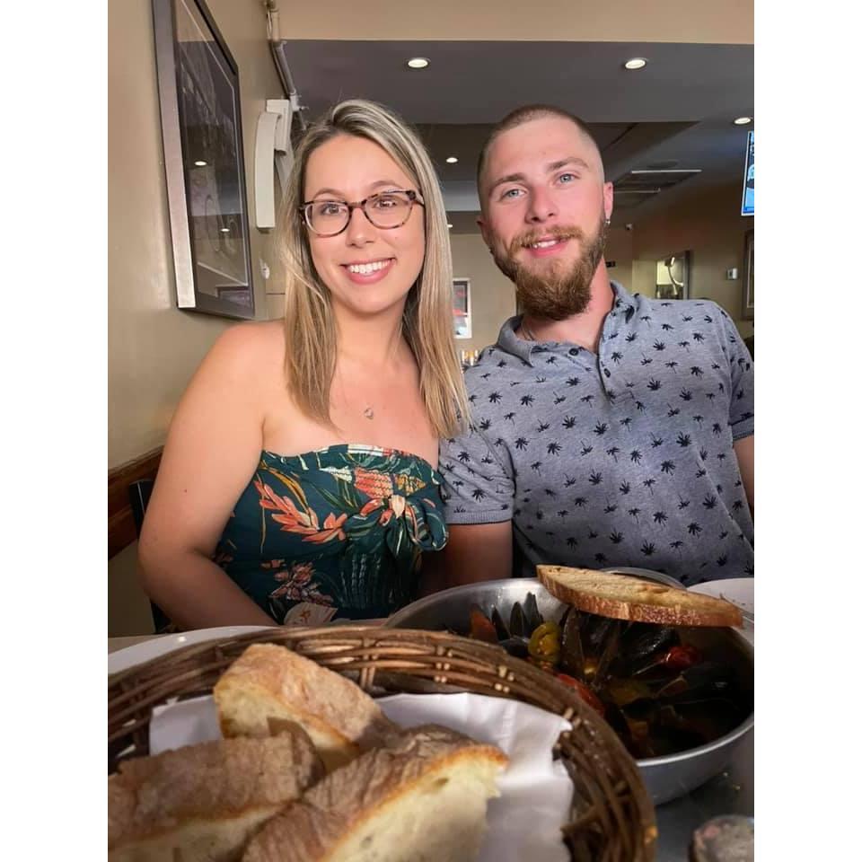 Doing our favorite thing, eating in the North End.