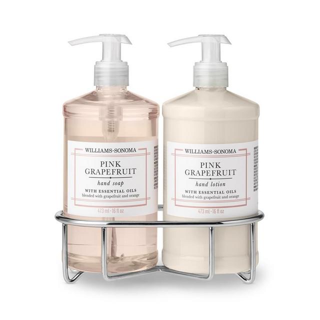 Williams Sonoma Pink Grapefruit Soap & Lotion, Classic 3-Piece Set