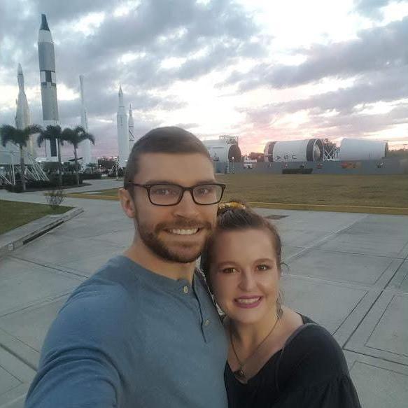 Kennedy Space Station visiting Taylor's mom in Florida -- Christmas 2018