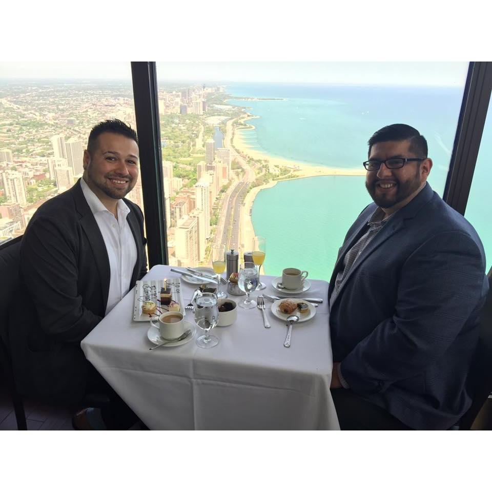 Brunch in the John Hancock.
