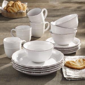 Annabelle 16 Piece Dinnerware Set, Service for 4