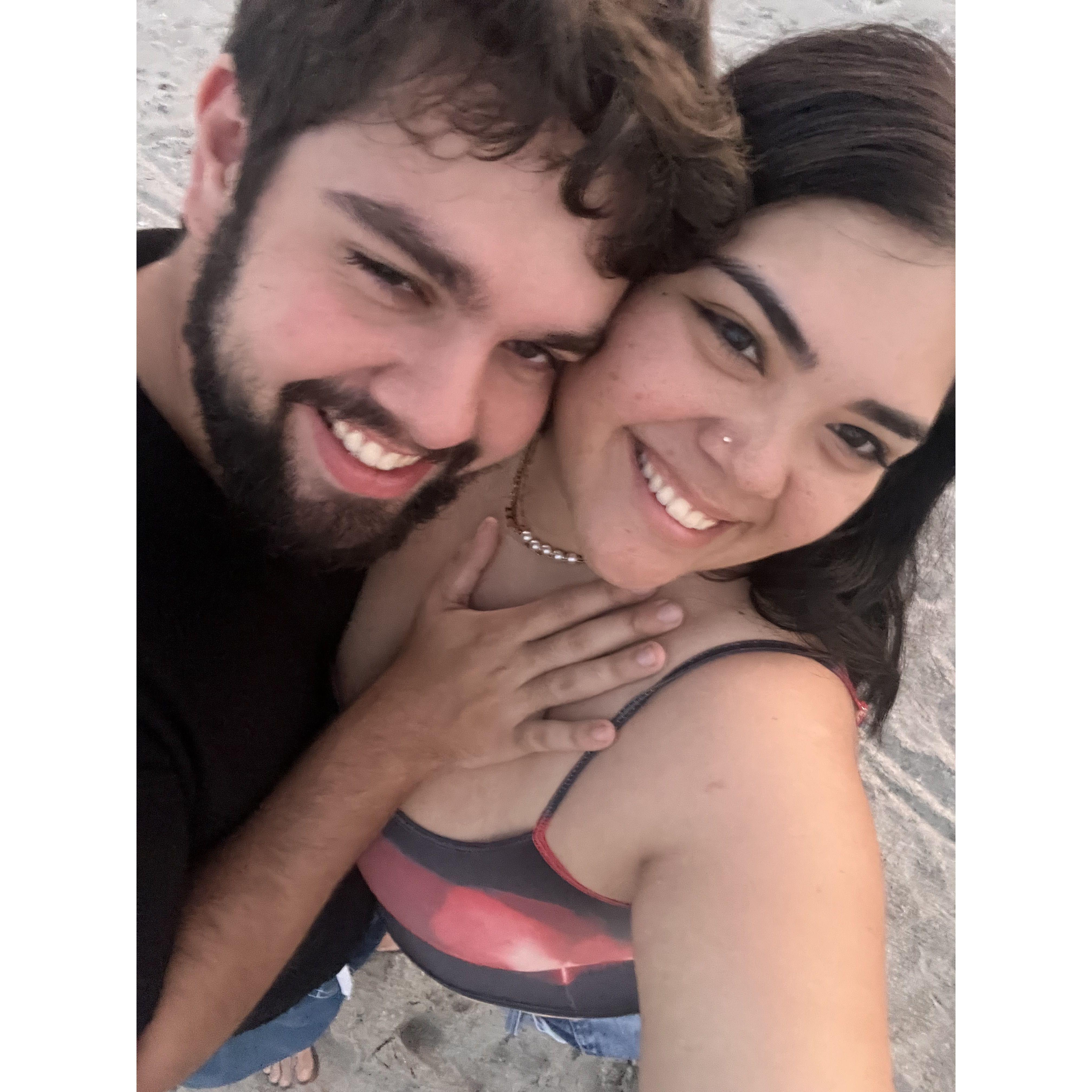 Our first selfie together