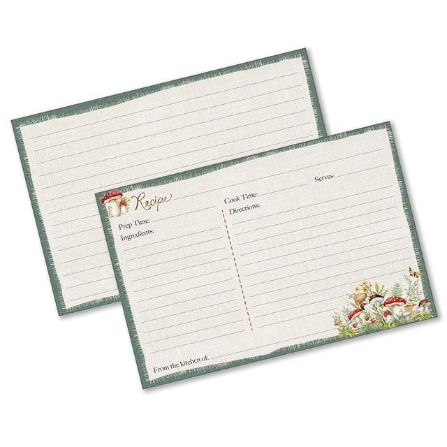 LANG Woodland Mushrooms 4x6 Recipe Cards (2015118)