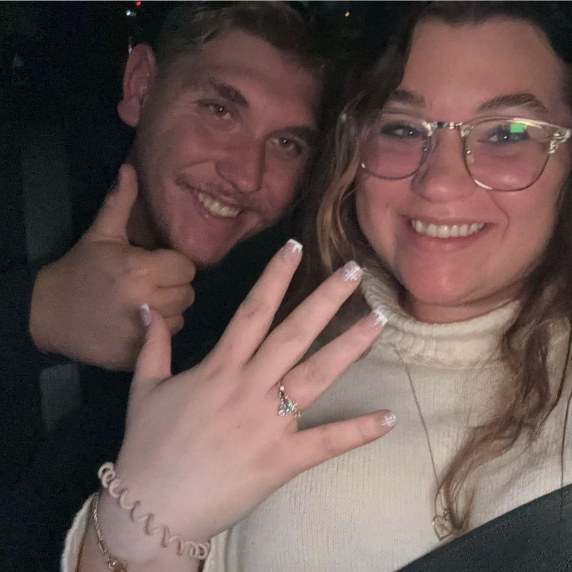 The night Sara said "yes!!"