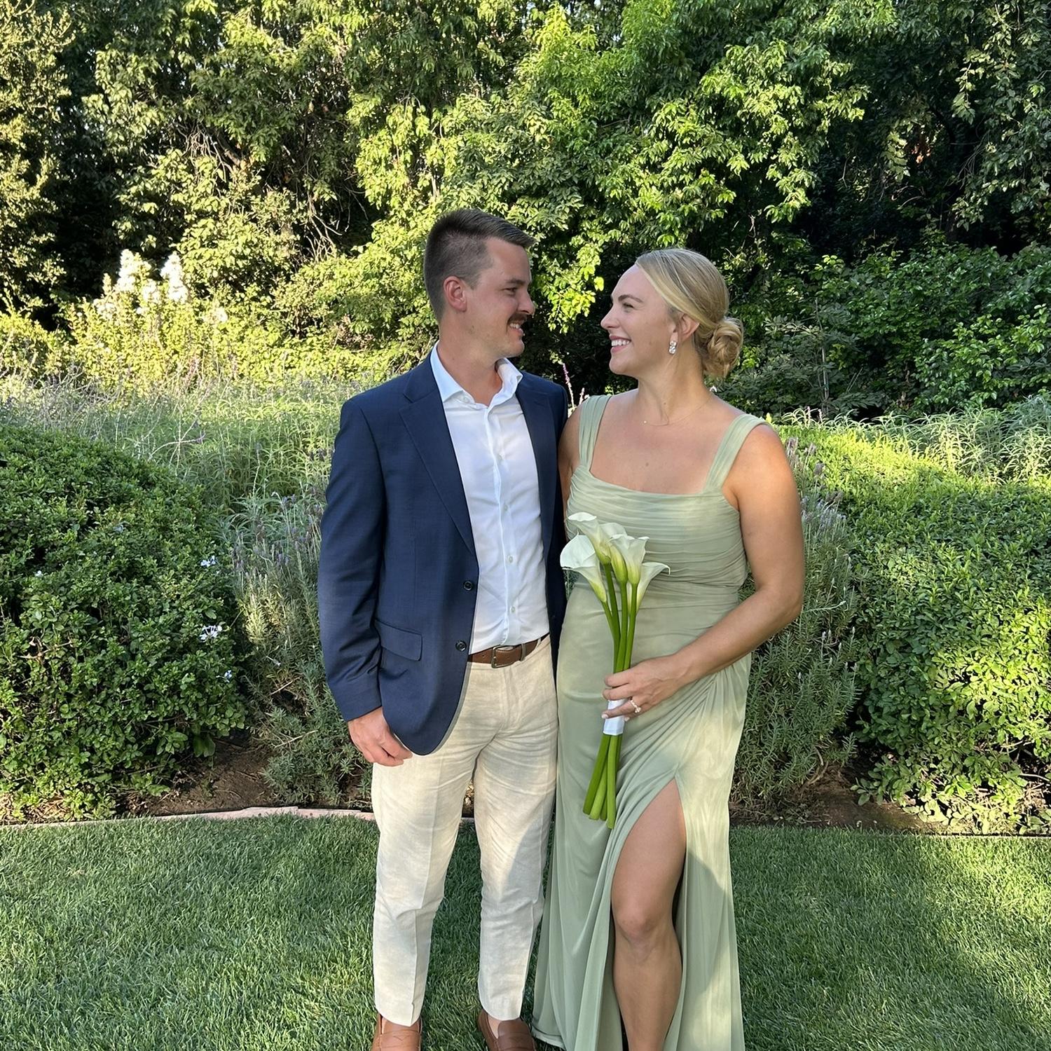 Cousin Victoria and Alex’s wedding! West Lake Village, CA  September 2025.  We're next :)