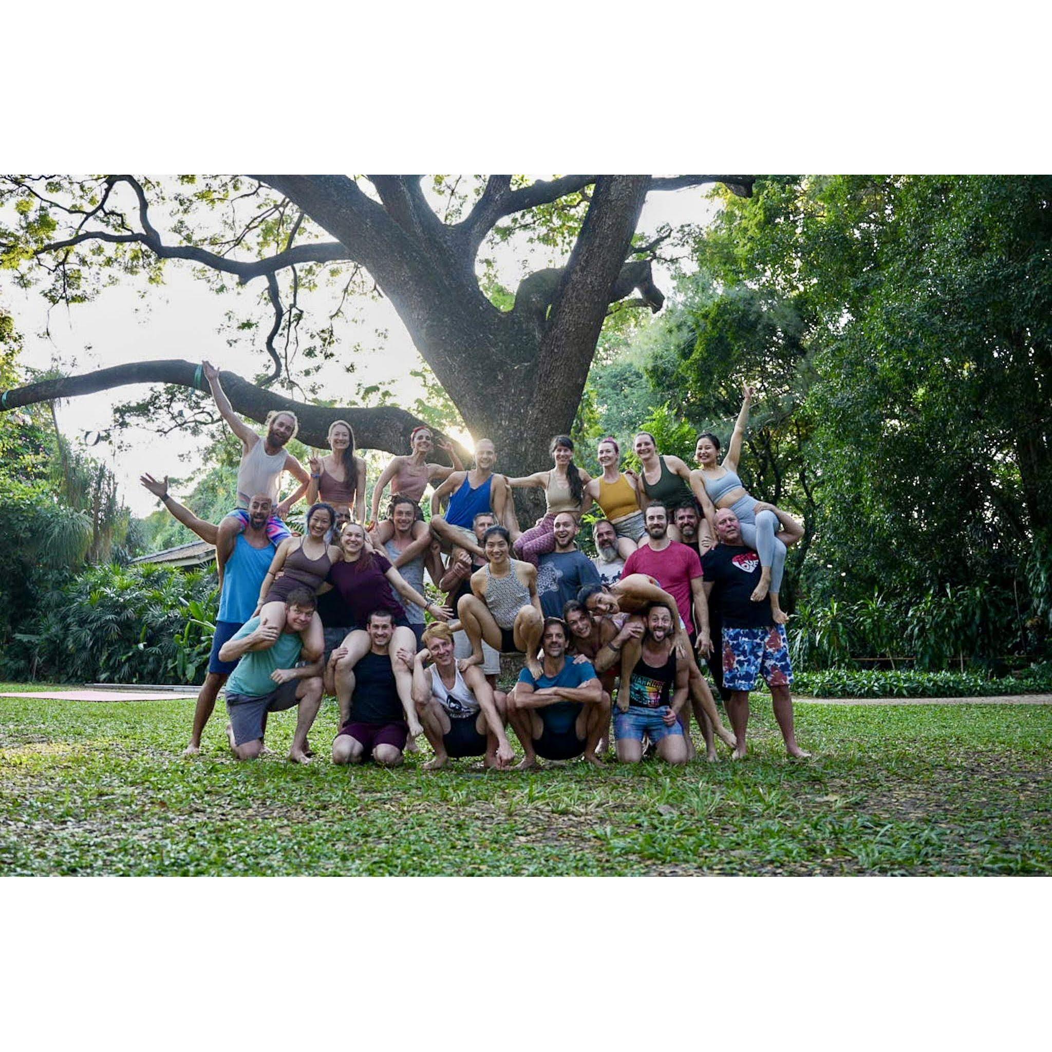 With friends in Thailand