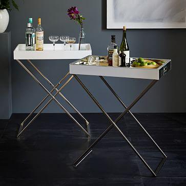 Tall Butler Tray Stand