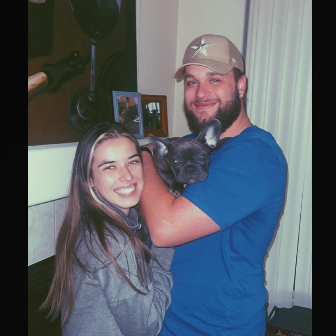 One of the first family photos with Steele