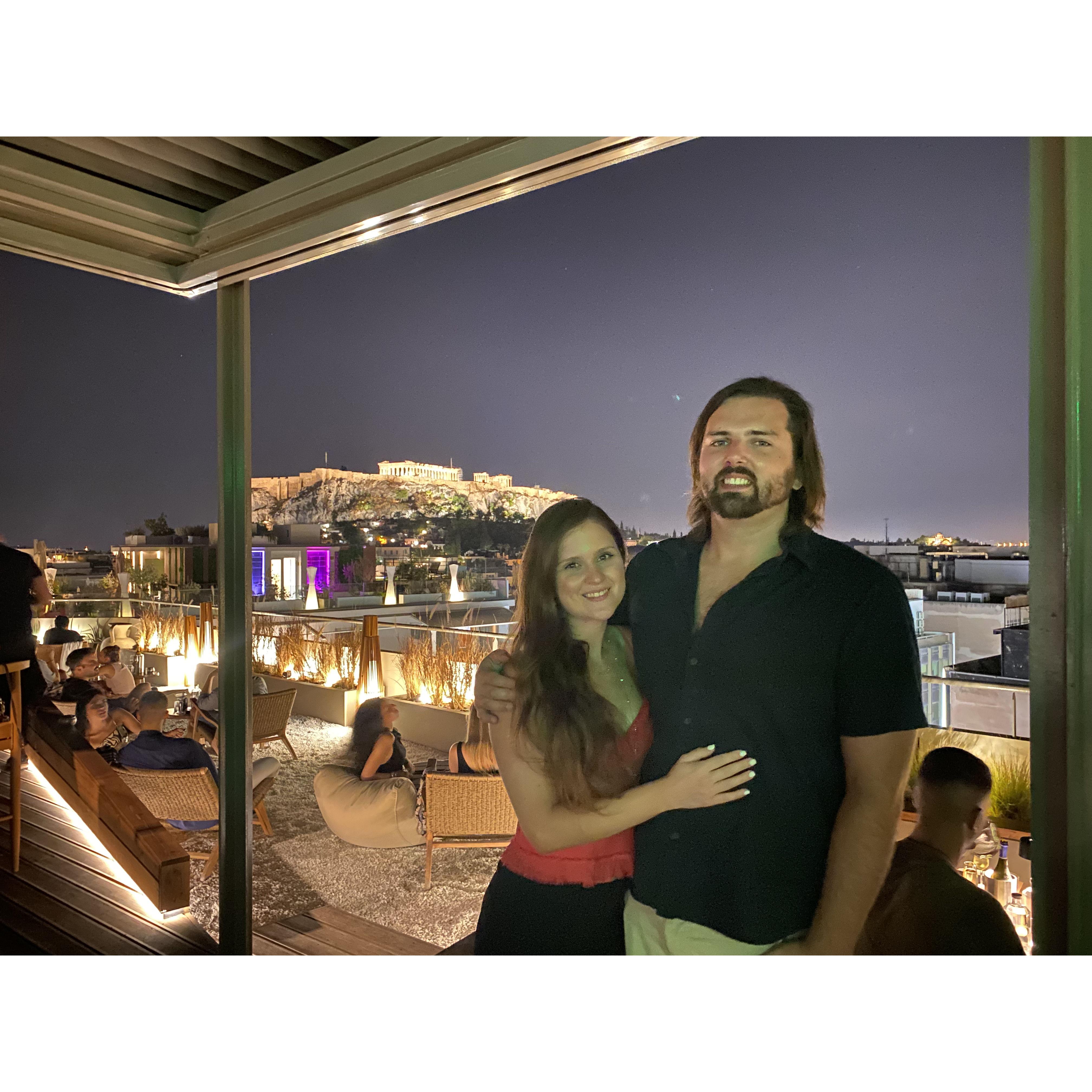 Our first trip to Athens together, 2021
