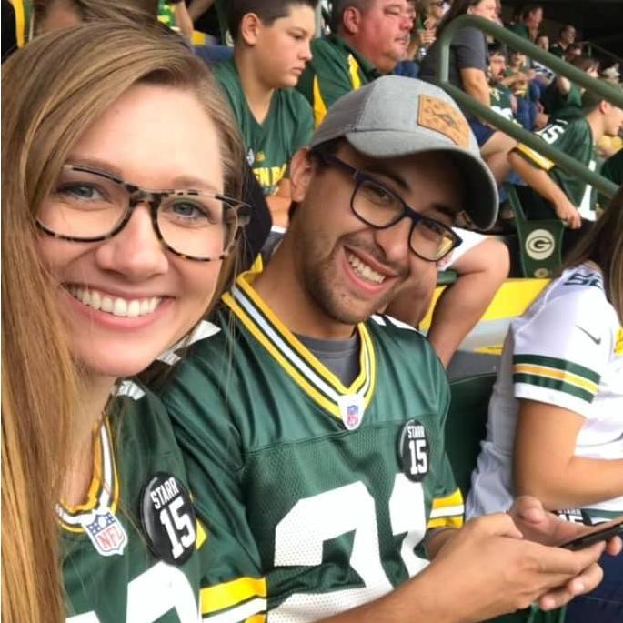 Packers win to the Vikings. September 2019.