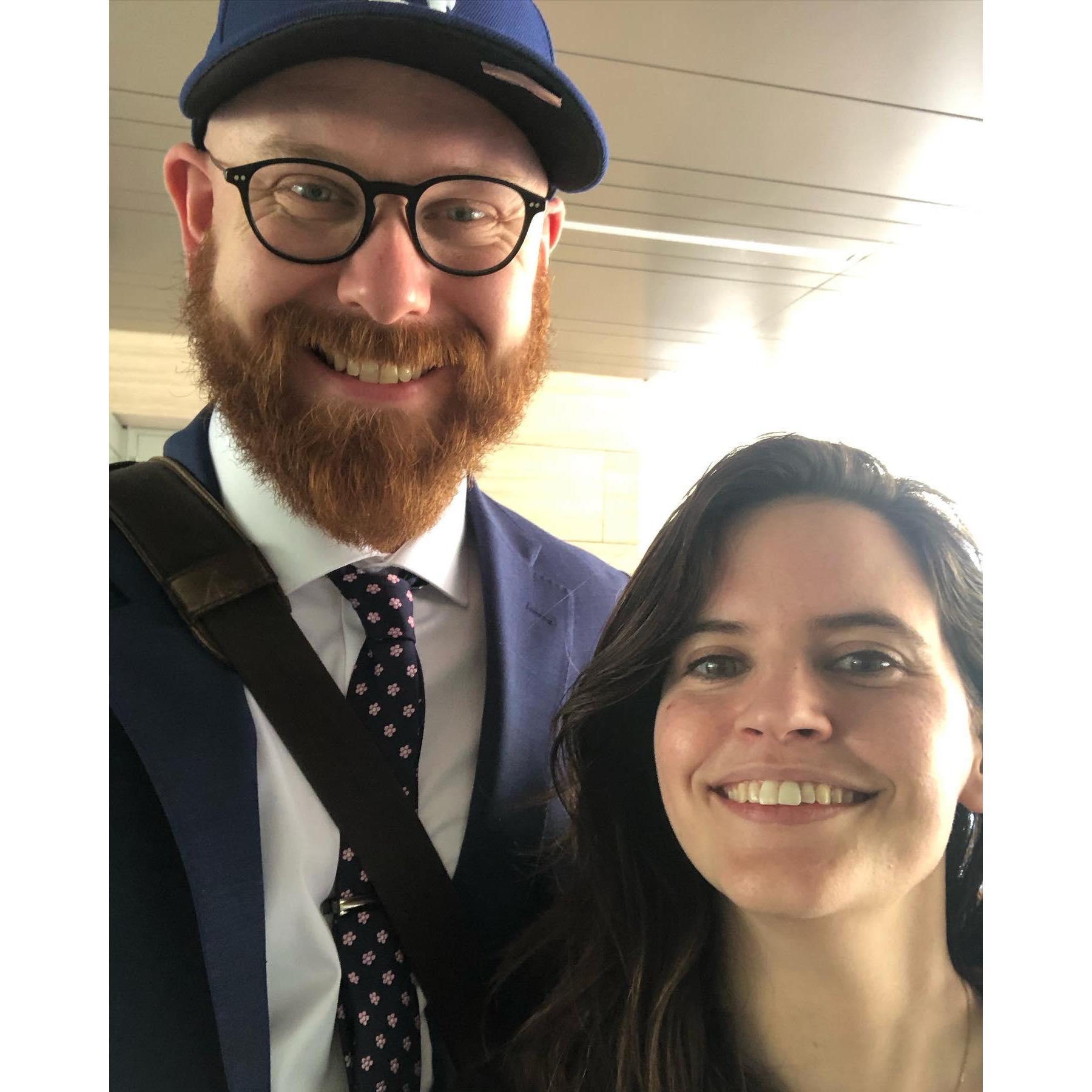 A picture shortly after David's successful thesis defense at Caltech.